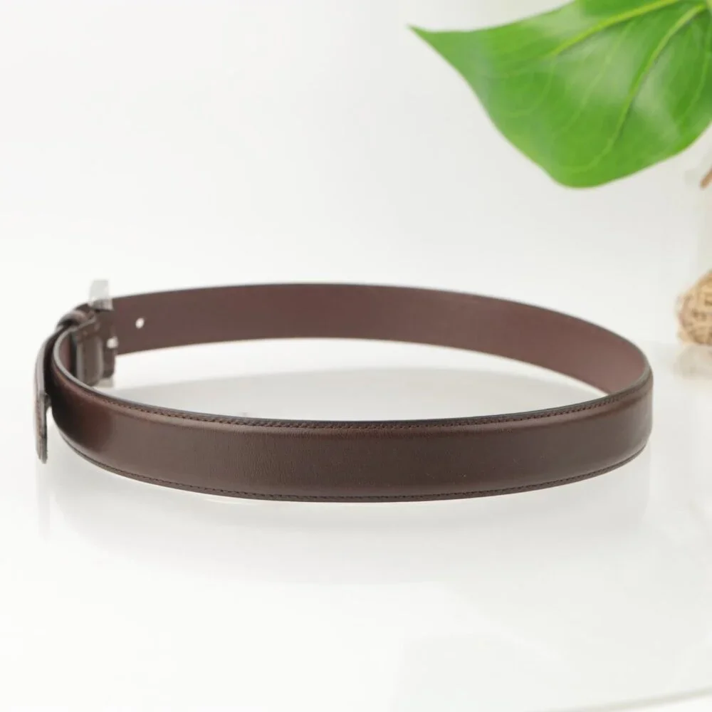 LRL Ralph Lauren Mens Belt Size 32 Brown Leather Adjustable Classic Business - Picture 5 of 12